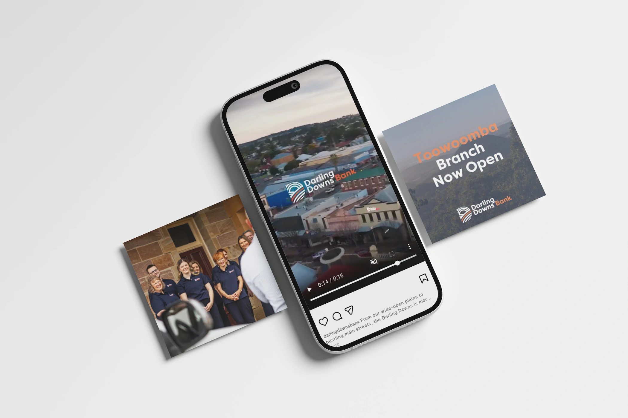Darling Downs Bank branding project by Round Square Marketing