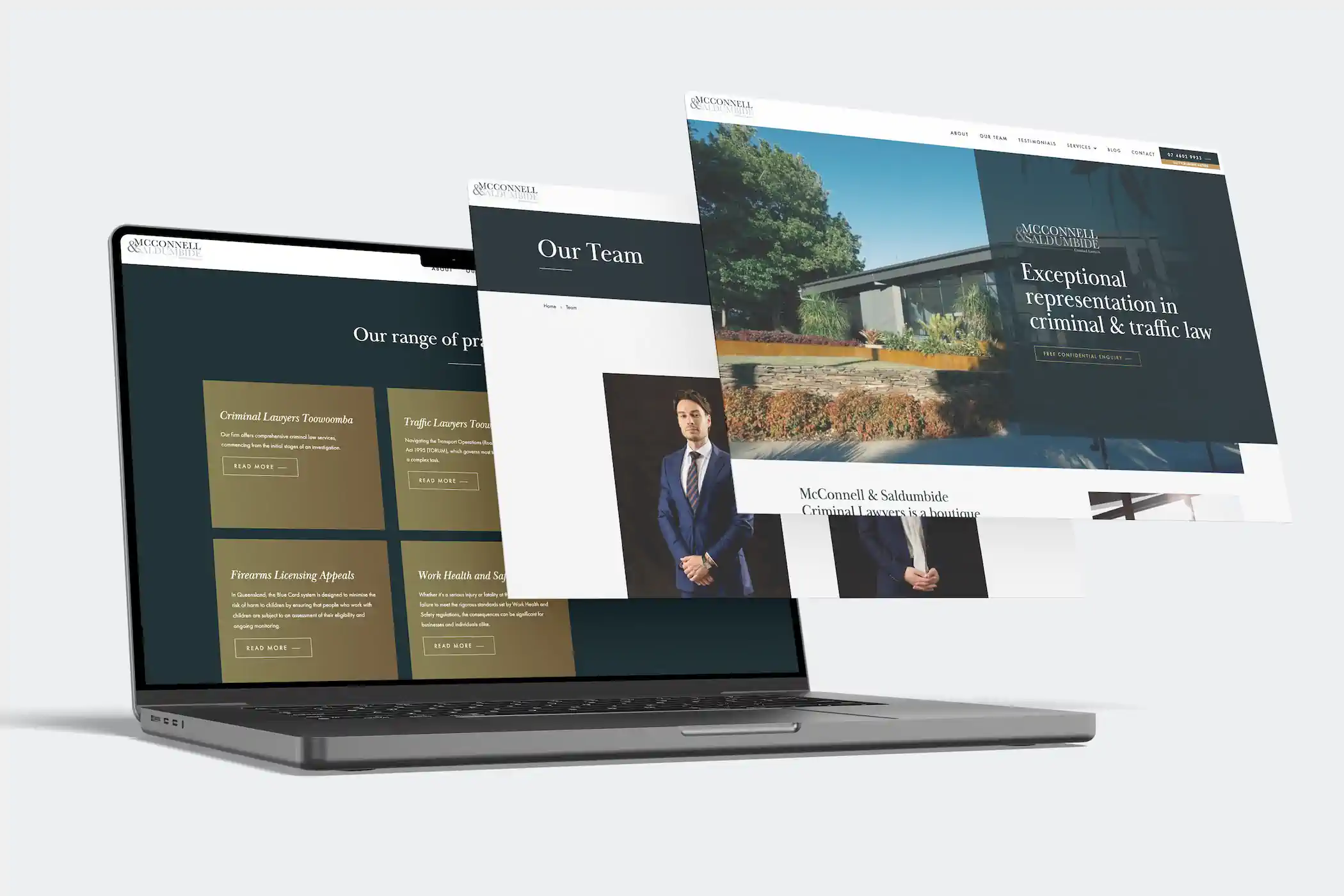 Website Design work by the Round Square Marketing team